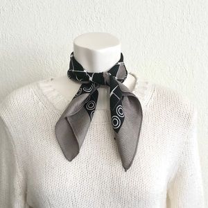 NWOT Bandanna style mini silk scarf